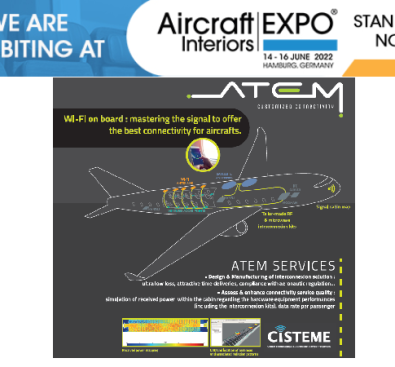 Atem expose ses nouvelles offres dans l’aviation commerciale à AIX22 ! 